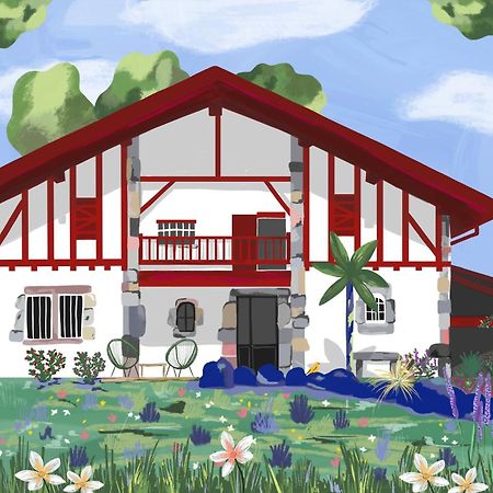 Maison D'Hotes Villa Xaran Erdian Espelette Kültér fotó